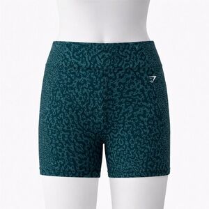 Size XXL Gymshark Women’s Flex Training Shorts Green Biker Shorts Activewear